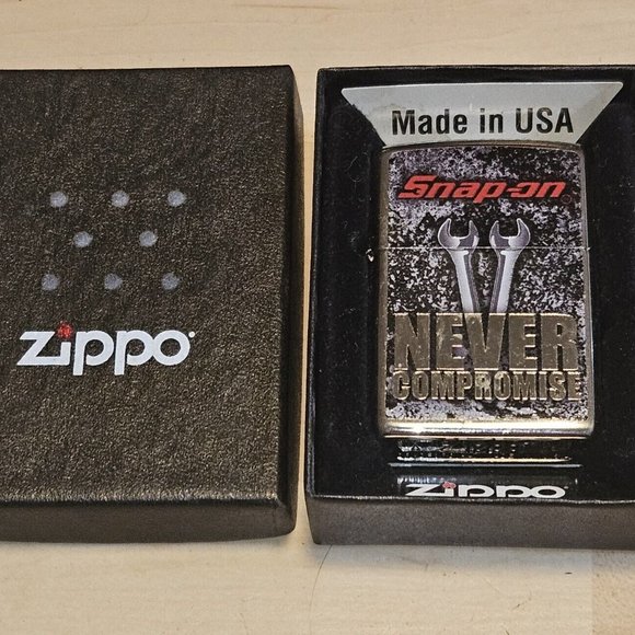 zippo Accessories Snap On Tools Never Compromise Zippo Lighter